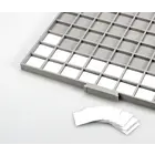 Safe, BEBA Maxi, Inserts d'étiquetage -  25 compartiments (55x55 mm.)  Blanc ■ par 1 tiroir complet