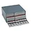 BEBA Maxi, Drawer 9 mm. high - 100 compartments (26.5 x 26.5 mm.) gray - dim: 26.5 x 26.5 mm.