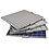 BEBA Maxi, Drawer 9 mm. high - 81 compartments (29.6 x 29.6 mm.) gray - dim: 29.6 x 29.6 mm.