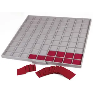 Safe BEBA -Maxi Felt red, 144 compartments 22,5 x 22,5 mm.