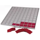 Safe, BEBA Maxi, Felt - Red - 100 compartments (26.5x26.5 mm.)  ■ per 1 complete drawer
