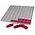 Safe, BEBA Maxi, Vilt - Rood -  16 vaks indeling (68x68 mm.)  ■ per 1 complete lade