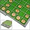 BEBA Maxi, Feutre - Vert - 9 compartiments (93 x 93 mm.)