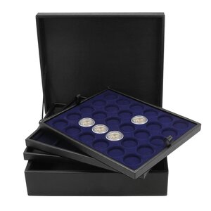 Tableau, Nova Deluxe Combi - Fach Abm: Diverse (27 Stk.) Schwarz - Abm: 245 x 200 x 35 mm.