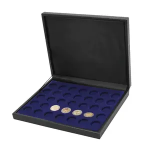 Casjeute de présentation, Nova Deluxe UNO - pour Jeux de pièces en PP 160 x 100 mm. (2 pcs.) Noir - dim: 245 x 200 x 35 mm.