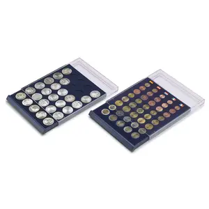 Élément d'empilage, Nova Standard - Compartiment dim: 19 x 19 mm. (63 pcs.) Bleu foncé - dim: 245 x 200 x 35 mm.