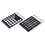 Élément d'empilage, Nova Standard - Compartiment dim: 19 x 19 mm. (63 pcs.) Bleu foncé - dim: 245 x 200 x 35 mm.