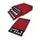 Élément d'empilage, Nova Exquiste - Compartiment dim: 33 x 33 mm. (24 pcs.) Couleur acajou - dim: 245 x 200 x 35 mm.