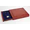 Élément d'empilage, Nova Exquiste - Compartiment dim: 33 x 33 mm. (24 pcs.) Couleur acajou - dim: 245 x 200 x 35 mm.