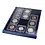 Stapel element, Nova Standard - voor Munten Capsules 50 x 50 mm. (12 st.) Donkerblauw - afm: 245 x 200 x 35 mm.