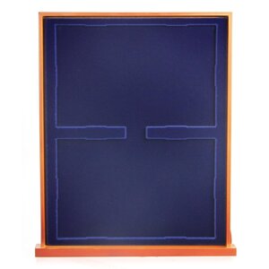 Stapel element, Nova Exquiste - voor PP muntensets 160 x 100 mm. (2 st.) Mahoniekleur - afm: 245 x 200 x 35 mm.