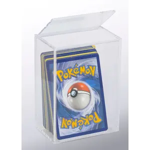 Deck Box, voor  TCG Kaarten - geschikt voor 65 kaarten - in de kleuren Volledig transparant