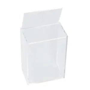 Deck Box, for  TCG Cards - suitable for 65 cards - in the colors Fully transparent