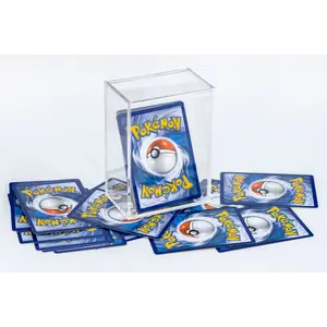 Deck Box, for  TCG Cards - suitable for 65 cards - in the colors Fully transparent