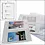 FC, Feuilles (4 anneaux ) 2 compartiments (215 x 145 mm.) convient pour: Cartes postales - Transparent - dim: 230 x 305 mm.