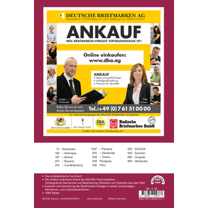 Michel cataloque Territoires d'outre-mer partie UK. 3.2 Amérique du Sud K-Z