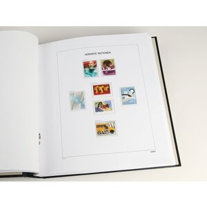 Voordrukblad N°: UNB  2 - U.N.O. Wenen - Album I - blad voor Basisalbum - Jaar: 1986 - Davo, DeLuxe