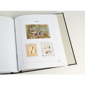 Voordrukblad N°: A 50 - Europa, Meelopers - Album IX - blad voor Basisalbum - Jaar: 1986 - Davo, DeLuxe