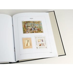 Feuille pré-imprimée N°: BL 33 - Europe, Blocs - Album XI - feuille pour Album de base - Année: 1984 - Davo, DeLuxe