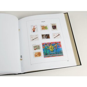 Pre-printed sheet N°: 127 - Europe - CEPT - Album III - sheet for Basic album - Year: 1982 - Davo, DeLuxe