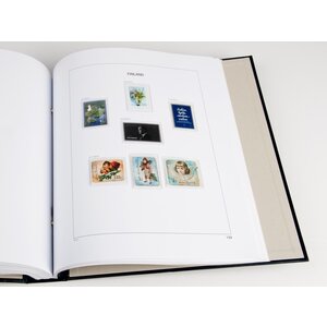 Pre-printed sheet N°:  - Finland - Album II - sheet for Basic album - Year: 1981 - Davo, DeLuxe