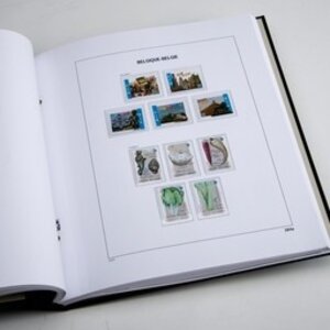 Nachtrag Jahr: 2002 - Belgien - Typ: DeLuxe - Blätter für Briefmarken aus Blöcken (1b), N°: 248a-b (2 Stk.) - Davo (2 Löcher)