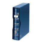 Leuchtturm, Optima Classic Signum, Album (4 Ringe)  ohne Inhalt, inkl. Schutzkassette - Blau - Abm: 250x280x65 mm. ■ pro Stk.