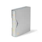 Leuchtturm, Optima Classic Metallic, Album (4 Ringe)  ohne Inhalt, inkl. Schutzkassette - Silber - Abm: 250x280x65 mm. ■ pro Stk.