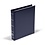 Album Optima (Easy), excl. bladen en zonder cassette - Blauw - 4 Rings - Afm: 240 x 270 x 40 mm