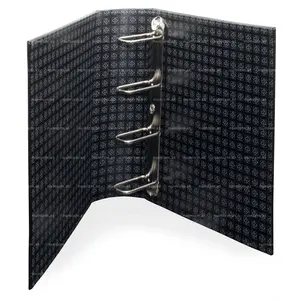 Album Grande Gigant (Classic), incl. slipcase and without sheets - Black - 4 Rings - Dim: 280 x 325 x 100 mm