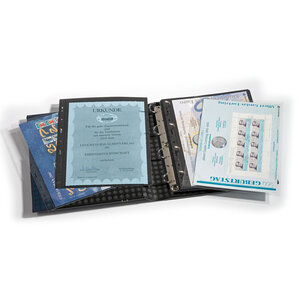 Grande Classic Signum, Album (4 anneaux ) sans contenu, incl. boîte de protection - Bleu - dim: 295 x 335 x 70 mm.