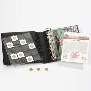 Album Grande (Classic), incl. cassette en zonder bladen - Rood - 4 Rings - Afm: 280 x 325 x 60 mm