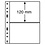 Insert sheets, Fully transparent - 2 compartments horizontal, Optima - type 2.C - 4 Rings - Pocket dim: 180x120 mm.