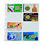 Feuilles de pochettes, Entièrement transparent - 4 pochettes horizontale, Optima - type 4.VC - 4 Anneaux - Dim. Du pochette: 88x55 mm.