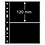 Insteekbladen, Zwart 2-zijdig gebruik - 2 vakken horizontaal, Optima - type 2.S - 4 Rings - Vak afm: 180x120 mm.