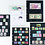 Feuilles de pochettes, Entièrement transparent - 4x2 pochettes horizontale, Vario - type 4.VC - 4 Anneaux - Dim. Du pochette: 97x63 mm.