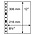 Insert sheets, Fully transparent - 1 compartment horizontal - LEUCHTTURM, Grande - type 1.C - 4 Rings - Pocket dim: 216x306 mm. ■ per 5 piecess.