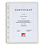 Insert sheets, Fully transparent - 1 compartment horizontal, Grande - type 1.C - 4 Rings - Pocket dim: 216x306 mm.