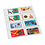 Einsteckblätter, Völlig transparent - 4x2 Fächer horizontal, Grande - Typ 4.CT - 4 Ringe - Fach abm: 106x72 mm.