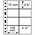 Insert sheets, Fully transparent - 4x2 compartments horizontal - LEUCHTTURM, Grande - type 4.CT - 4 Rings - Pocket dim: 106x72 mm. ■ per 5 piecess.