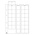 Leuchtturm, Optima, Blätter (4 Ringe)  für Münzen Ø 27 mm. (35 Stk.)  Transparent - Abm: 202x252 mm. ■ pro 5 Stk.
