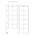 Leuchtturm, Optima, Blätter (4 Ringe)  für Münzen Ø 34 mm. (24 Stk.)  Transparent - Abm: 202x252 mm. ■ pro 5 Stk.