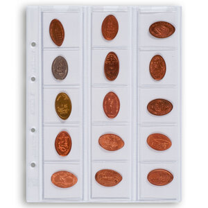 Leuchtturm, Optima coin sheets, 15 coins