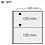 Artline, Blätter (4 Ringe) 2er Einteilung (180 x 120 mm.) Transparent - Abm: 205 x 260 mm.