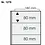 Artline, Sheets (4 rings) 3 compartments (180 x 80 mm.) Transparent - dim: 205 x 260 mm.
