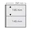 Insertsheets with inlay, Fully transparent 2-sided use - 2 compartments horizontal, Garant - 14 Rings - Pocket dim: 250x145 mm.