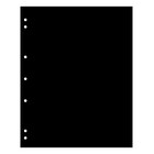Leuchtturm, Trennblätter - modell: NUMIS (4 Ringe) Schwarz - Abm: 186x223 mm. ■ pro 10 Stk.