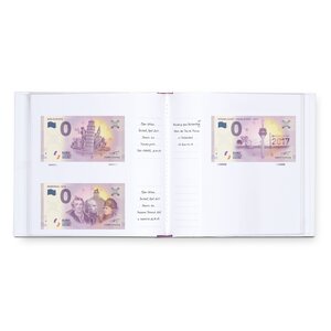 Leuchtturm, album für 0-Euro souvenir Banknoten