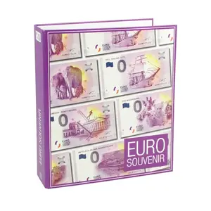Safe album für 0-Euro souvenir Banknoten