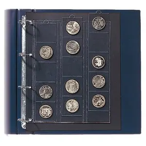 Safe Compact A4 coin sheets, 15 coins